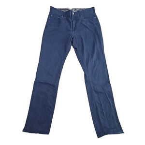 Member's Mark Mason Chino Men's Size W34xL32 Navy Stretch Style M721480 5 Pocket